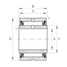 LS NA4904-2RSR, ߴϵ 49ɂ(c)ܷ