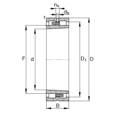 ALS NNU4928-S-K-M-SP, (j) DIN 5412-4 ˜ʵҪߴ, ǶλS, pУFF 1:12 ɷx, ּpСď(ni)϶ƹ