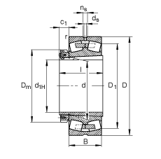 {(dio)ĝLS 23956-K-MB + H3956, (j) DIN 635-2 (bio)(zhn)Ҫߴ, F׺;o